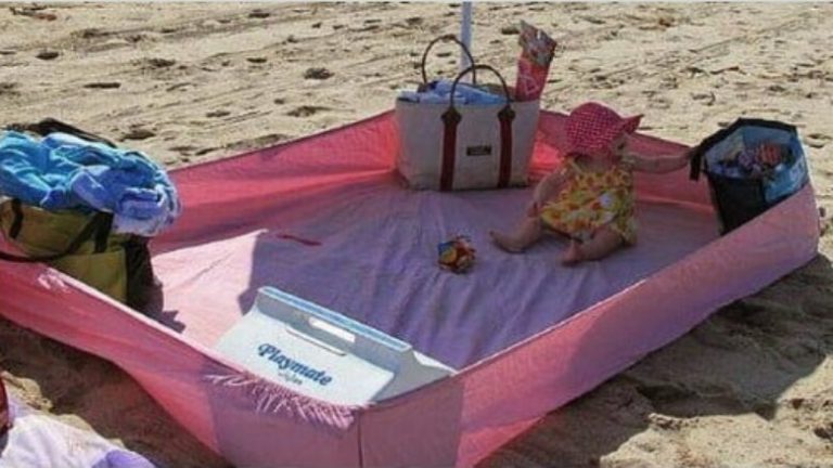 ‘Truk i zgjuar’ për plazh – përdorimi i një çarçafi në vend të peshqirëve dhe shezlonëve