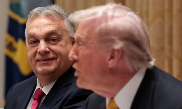 Orban bën shaka me Trumpin për zëdhënësen e tij: “A mund ta marr me vete në Hungari?”